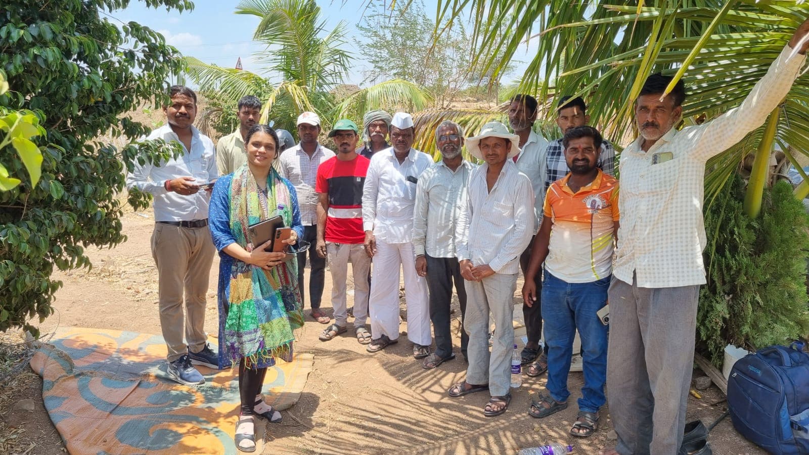 Field Visit to Pomegranate Farms, Pune Region